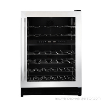 WS-155Web Wine Cooler dengan dua zon suhu